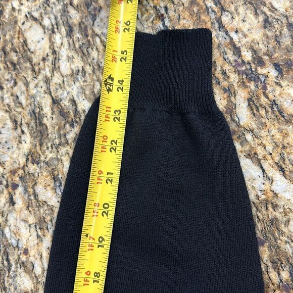 Brooks Brothers Extra Fine Merino Wool Black V-neck Pullover Sweater Size XL - Picture 8 of 10